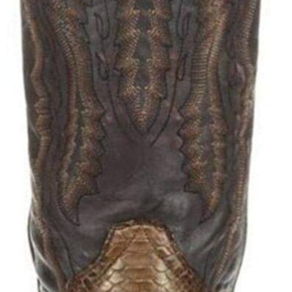 Dan Post handcrafted Omaha python boots